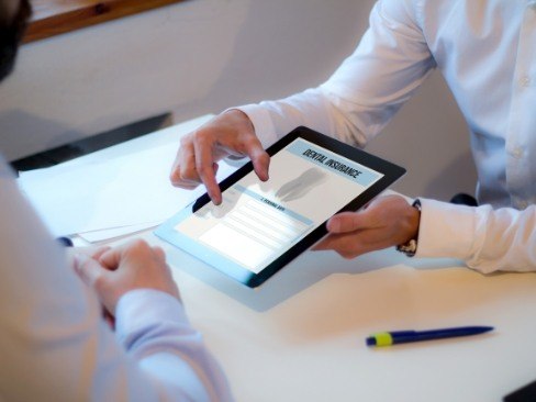 Dental insurance forms on ipad